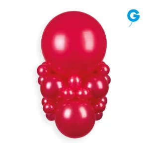 Romantic red balloon bouquet suitable for events and décor