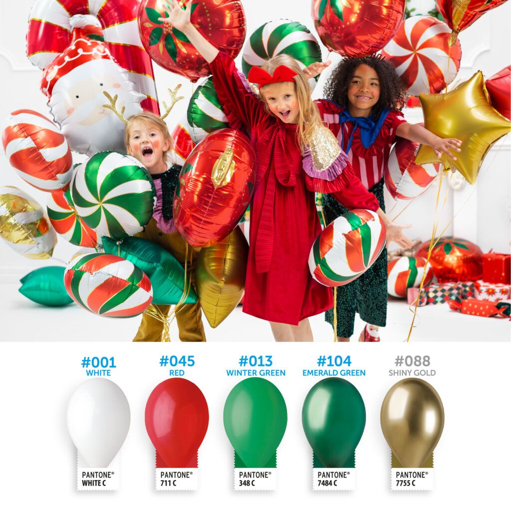 Christmas balloon decorations