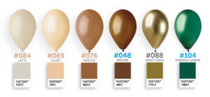 Modern, Classy Christmas Balloon Decorations