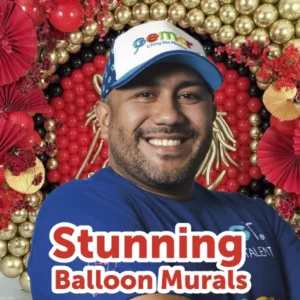 Create impact with large scale balloon murals that transform any event space.